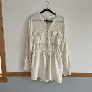 ASOS DESIGN curve soft utility ROMPER, size US 14 (UK 18)